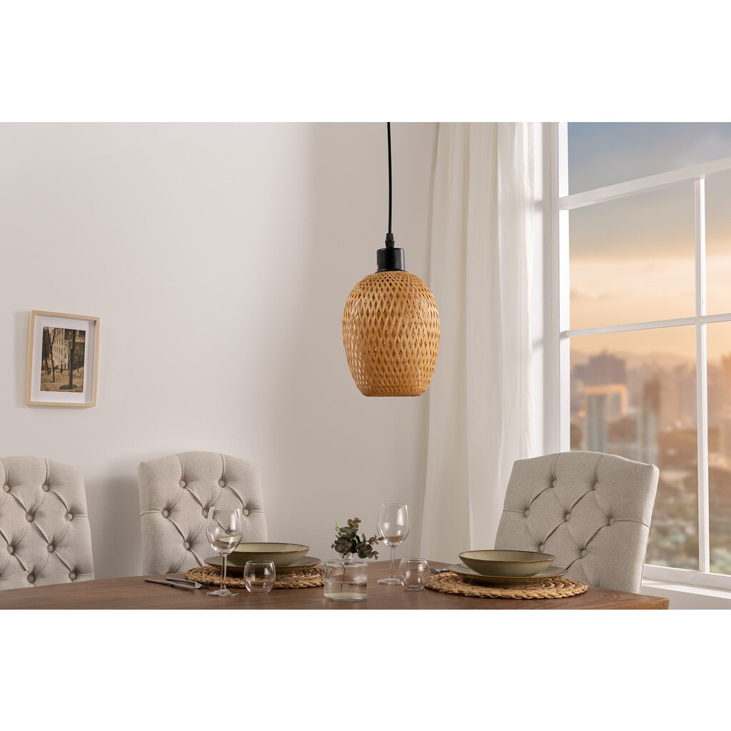 Invicta Interior Pendelleuchte Organic Living 5 Bambus online kaufen bei SKANDEKO (Ansicht 2)