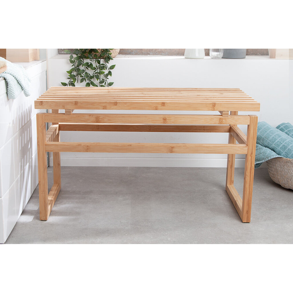 Sitzbank LAGOON Bad SPA 75cm Natur Bambus