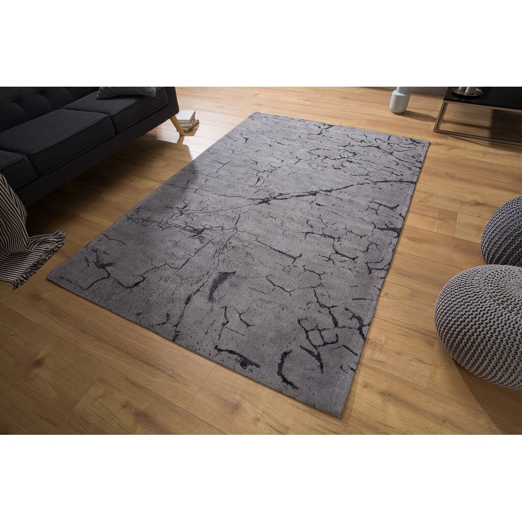Invicta Interior Teppich aus Baumwolle Fragments 240x160cm grau online kaufen bei SKANDEKO (Ansicht 2)