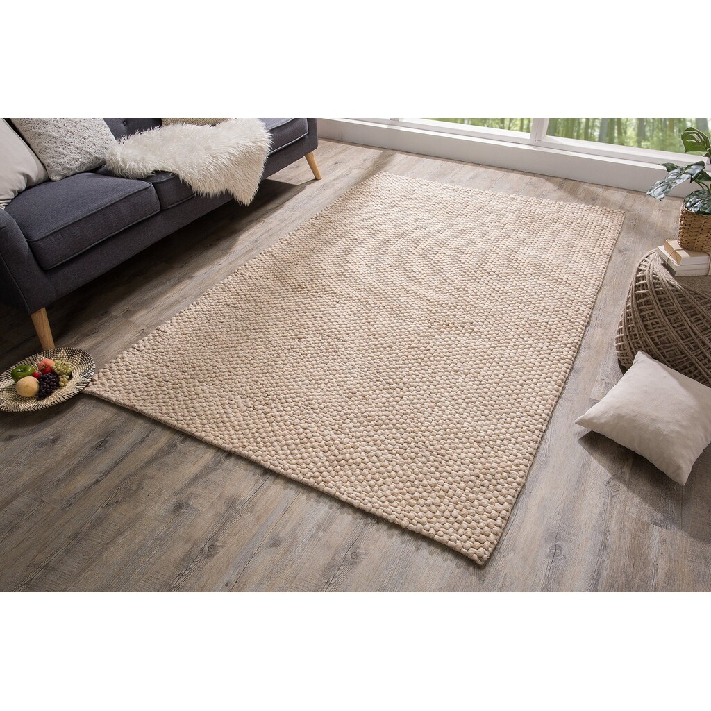 Invicta Interior Teppich Wolle 240x160cm beige online kaufen bei SKANDEKO (Ansicht 2)