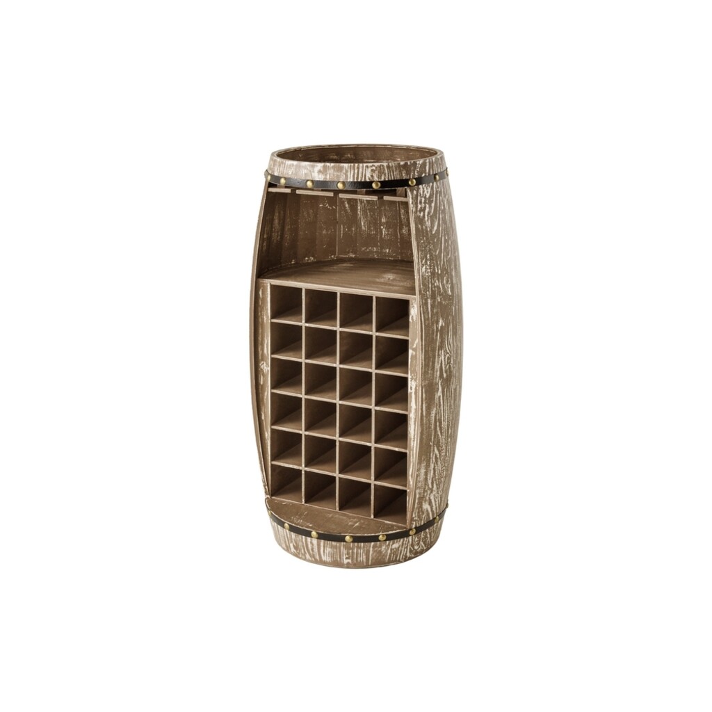 Invicta Interior Weinregal halb BODEGA 100cm für 24 Flaschen Massivholz Tannenholz natur online kaufen bei SKANDEKO