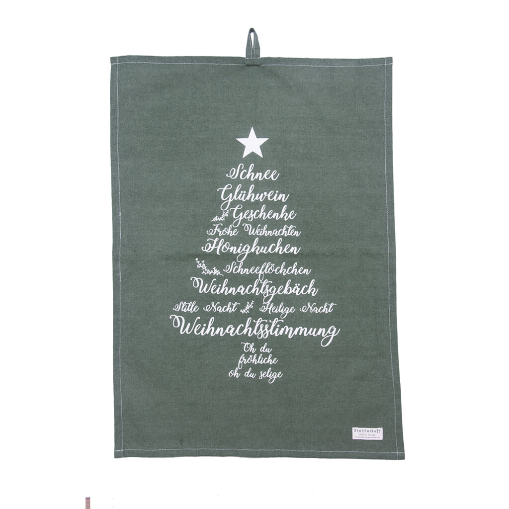 Geschirrhandtuch Christmas Words