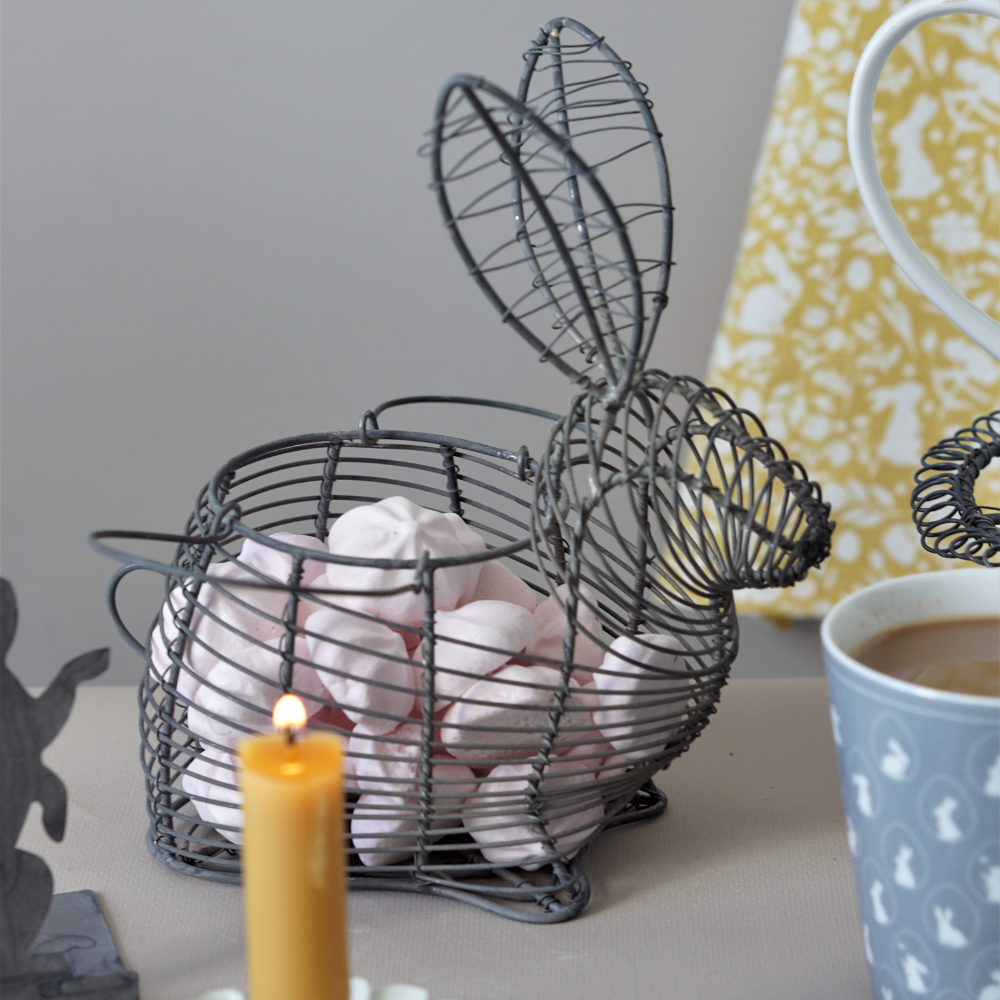 Krasilnikoff Draht Korb Bunny online kaufen bei SKANDEKO (Ansicht 2)