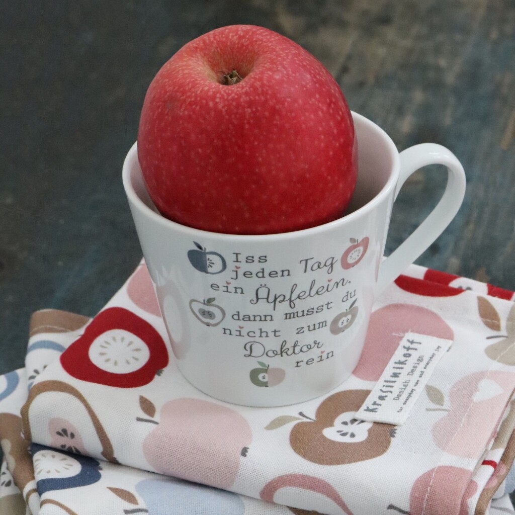 Krasilnikoff Geschirrhandtuch Happy Apples online kaufen bei SKANDEKO (Ansicht 2)