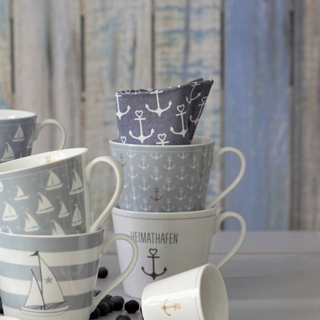 Krasilnikoff Happy Cup, Anchor allover online kaufen bei SKANDEKO (Ansicht 2)
