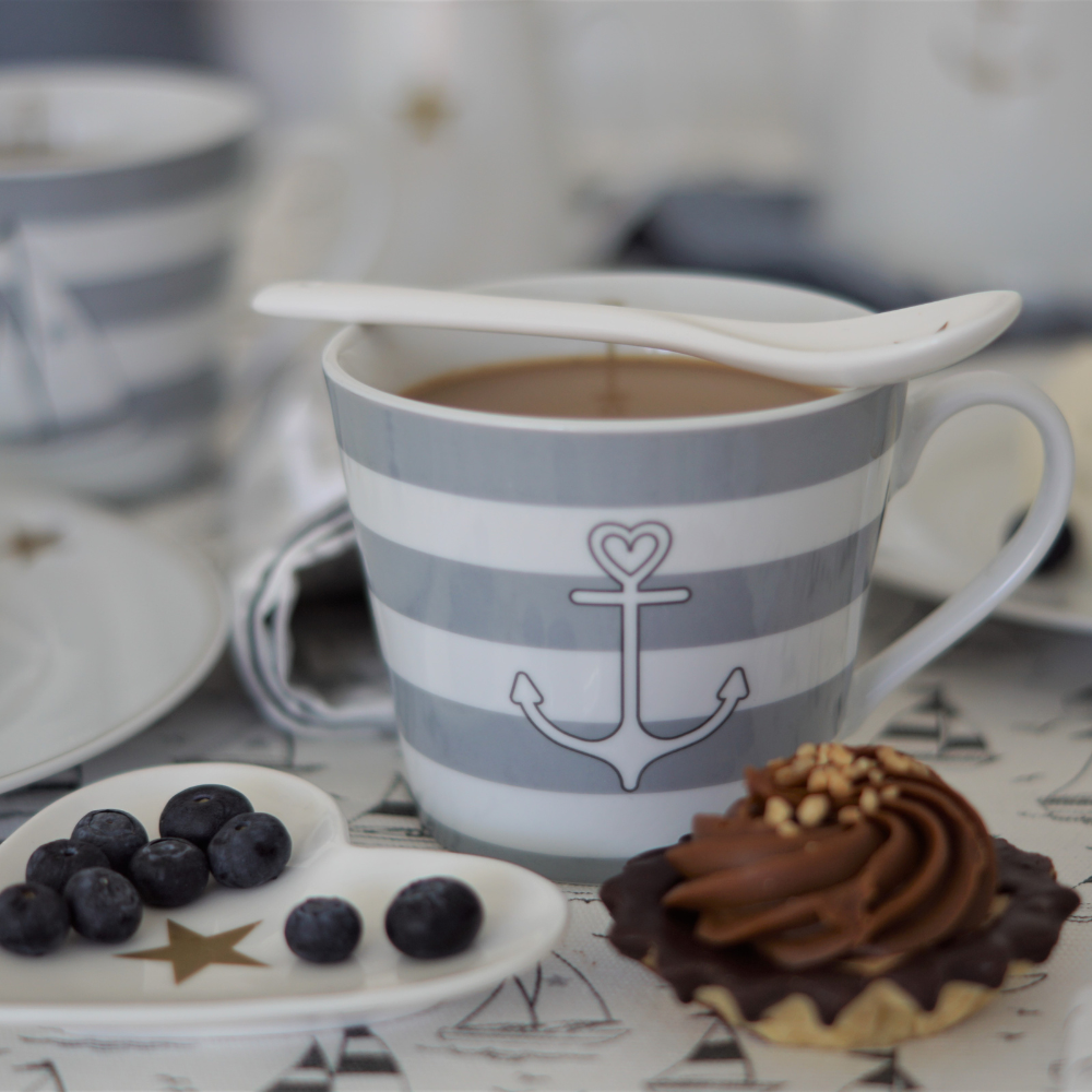 Krasilnikoff Happy Cup Anker mit Streifen online kaufen bei SKANDEKO (Ansicht 2)