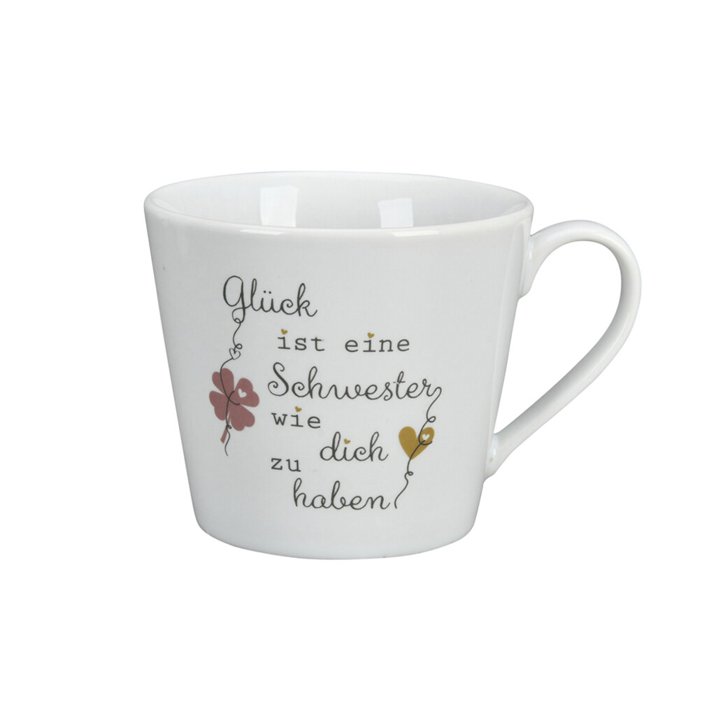 Krasilnikoff Happy Cup, Glück ist eine Schwester wie dich zu haben online kaufen bei SKANDEKO