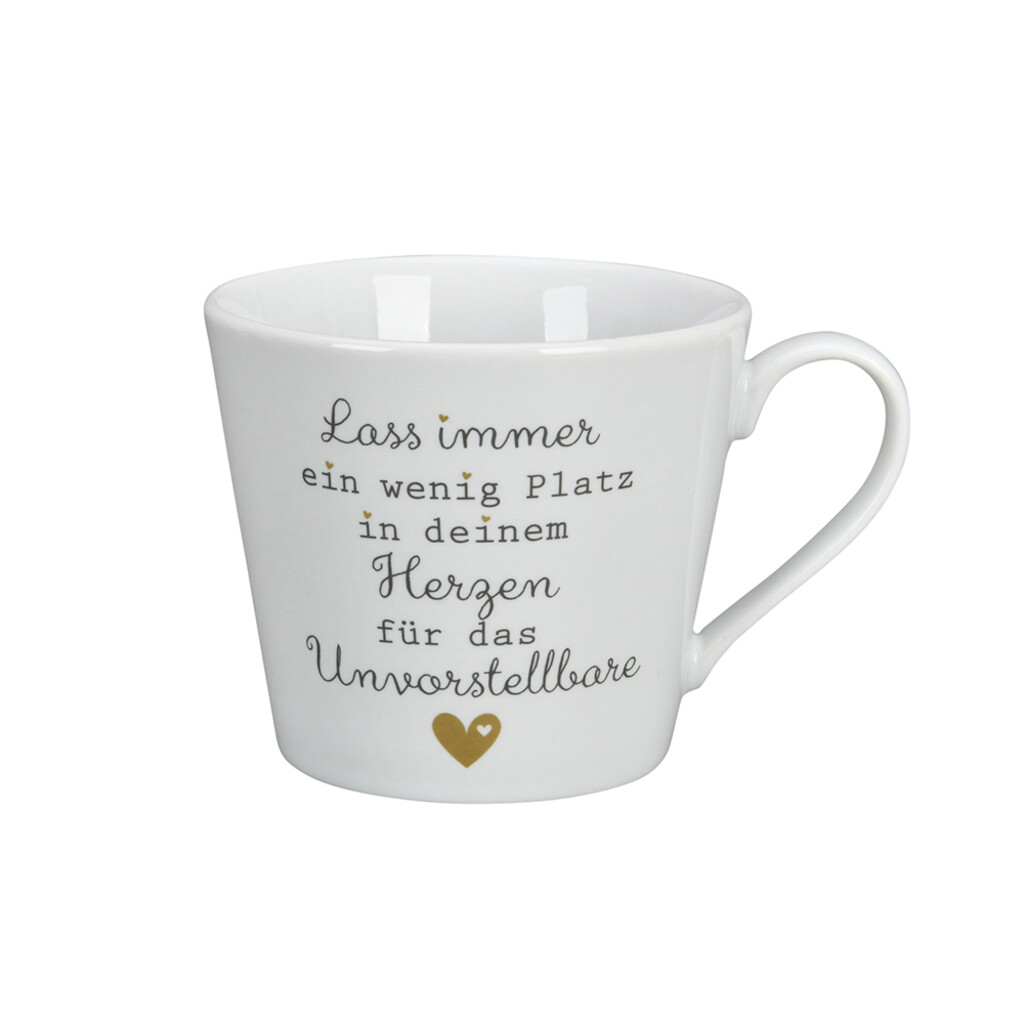 Krasilnikoff Happy Cup, Lass immer ein wenig Platz in deinem Herzen online kaufen bei SKANDEKO