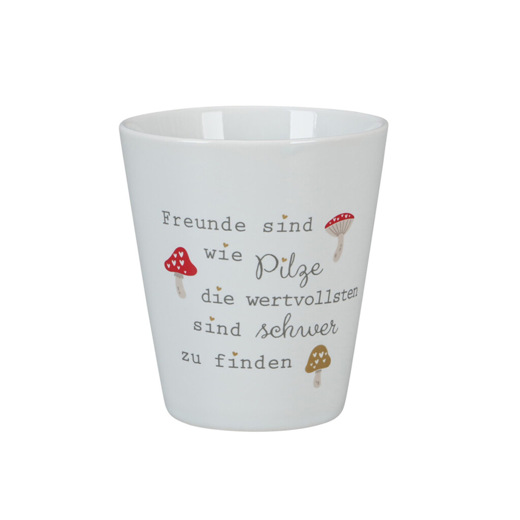 Krasilnikoff Happy Mug Becher, Freunde sind wie Pilze online kaufen bei SKANDEKO