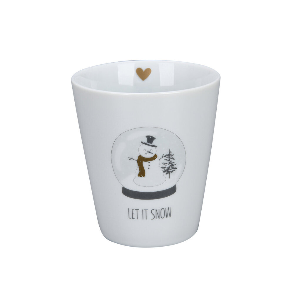 Krasilnikoff Happy Mug Becher Let it snow online kaufen bei SKANDEKO
