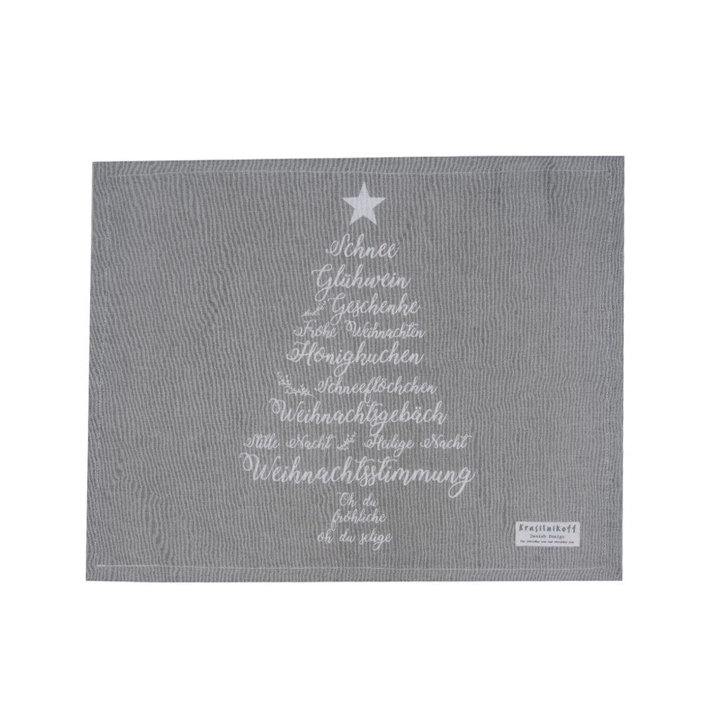 Platzmatte, Tischset Christmas Words
