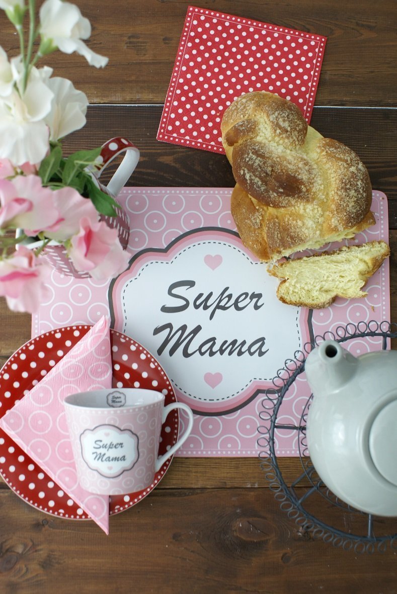 Krasilnikoff Platzset Super Mama online kaufen bei SKANDEKO (Ansicht 2)