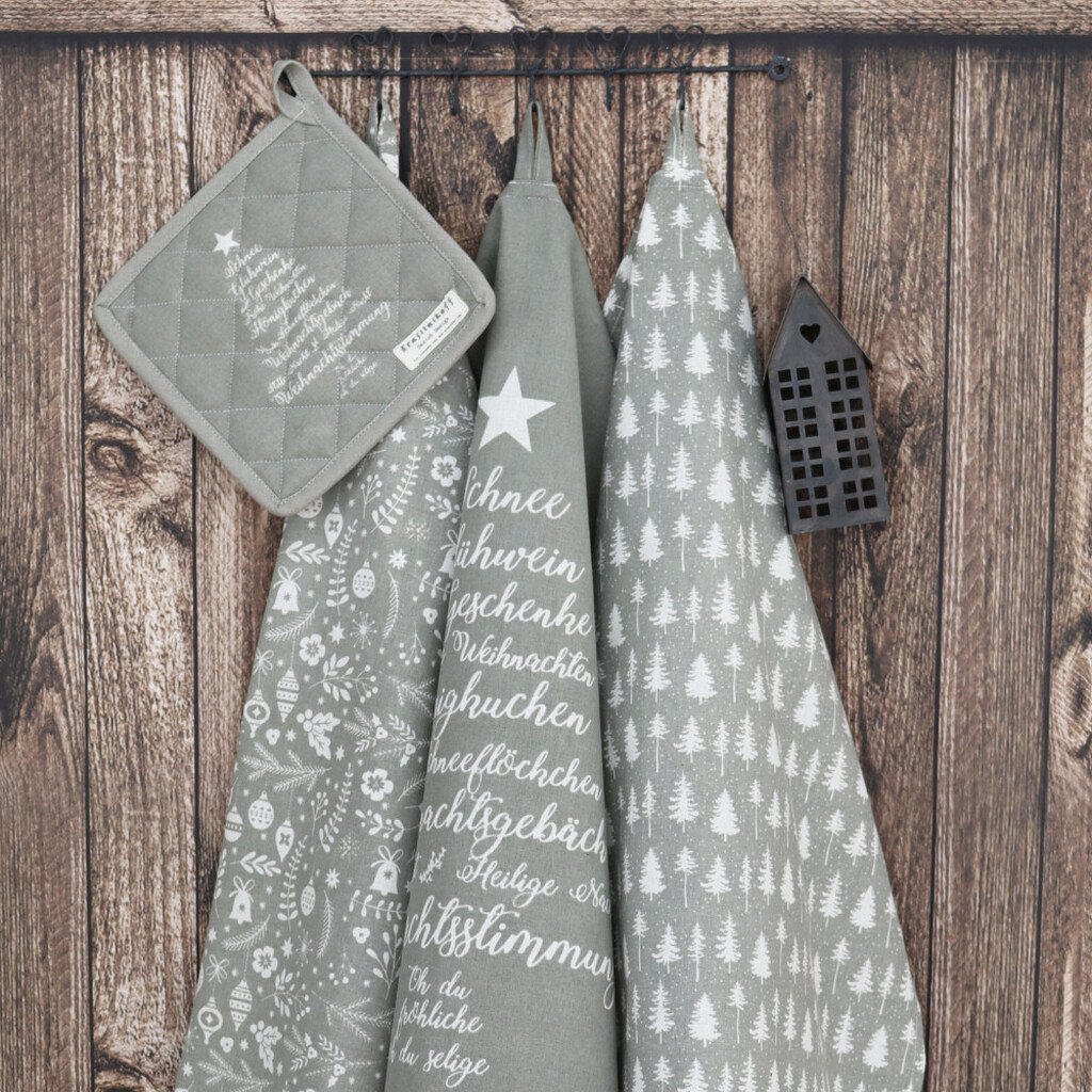 Krasilnikoff Topflappen Christmas Words online kaufen bei SKANDEKO (Ansicht 2)