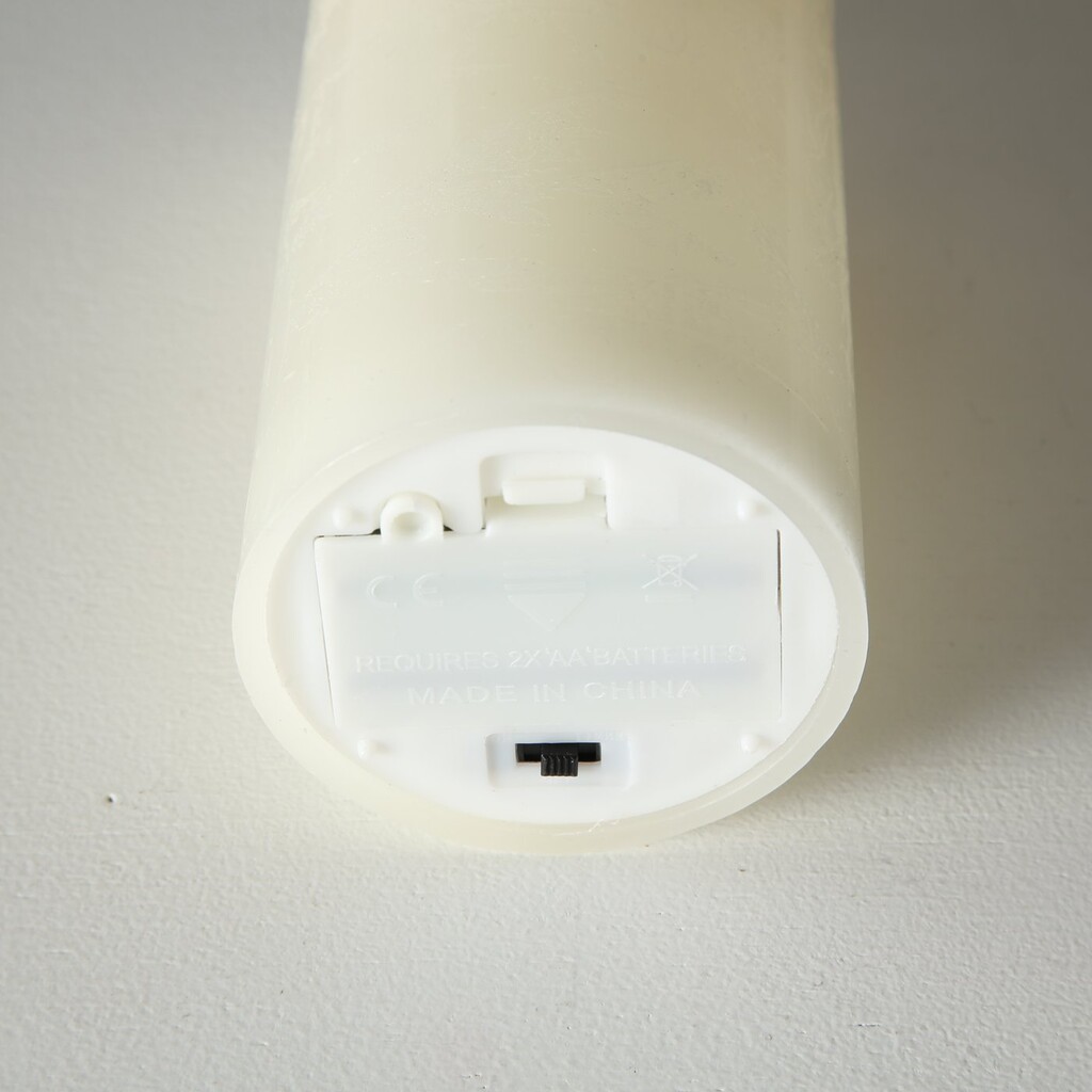 LED Kerze Bino mit Timer und Swing Flame