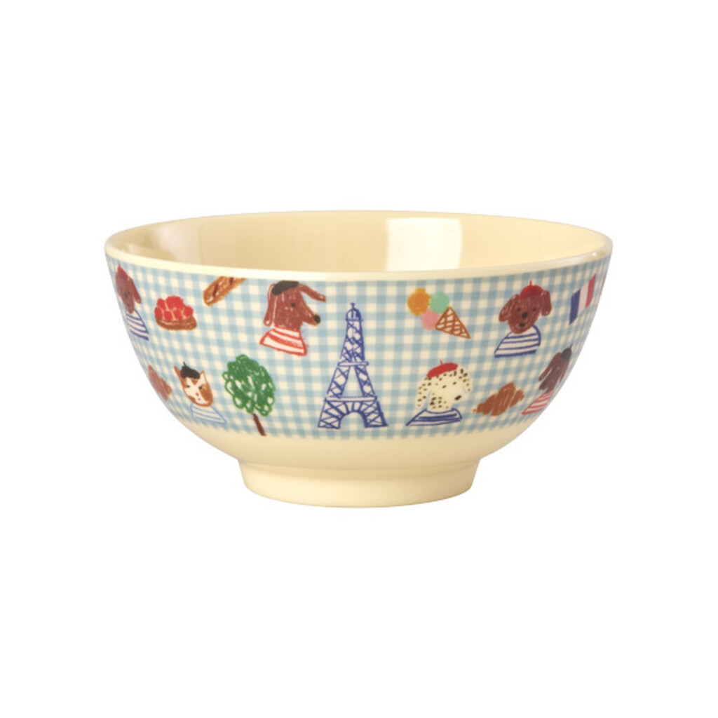 RICE Melamin Schale Kids in Paris Medium