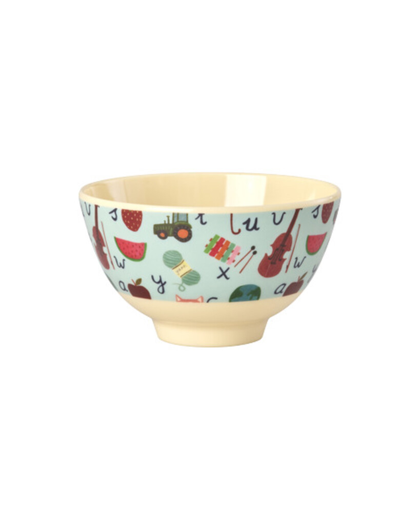 RICE Melamin Kinder Schale ABC