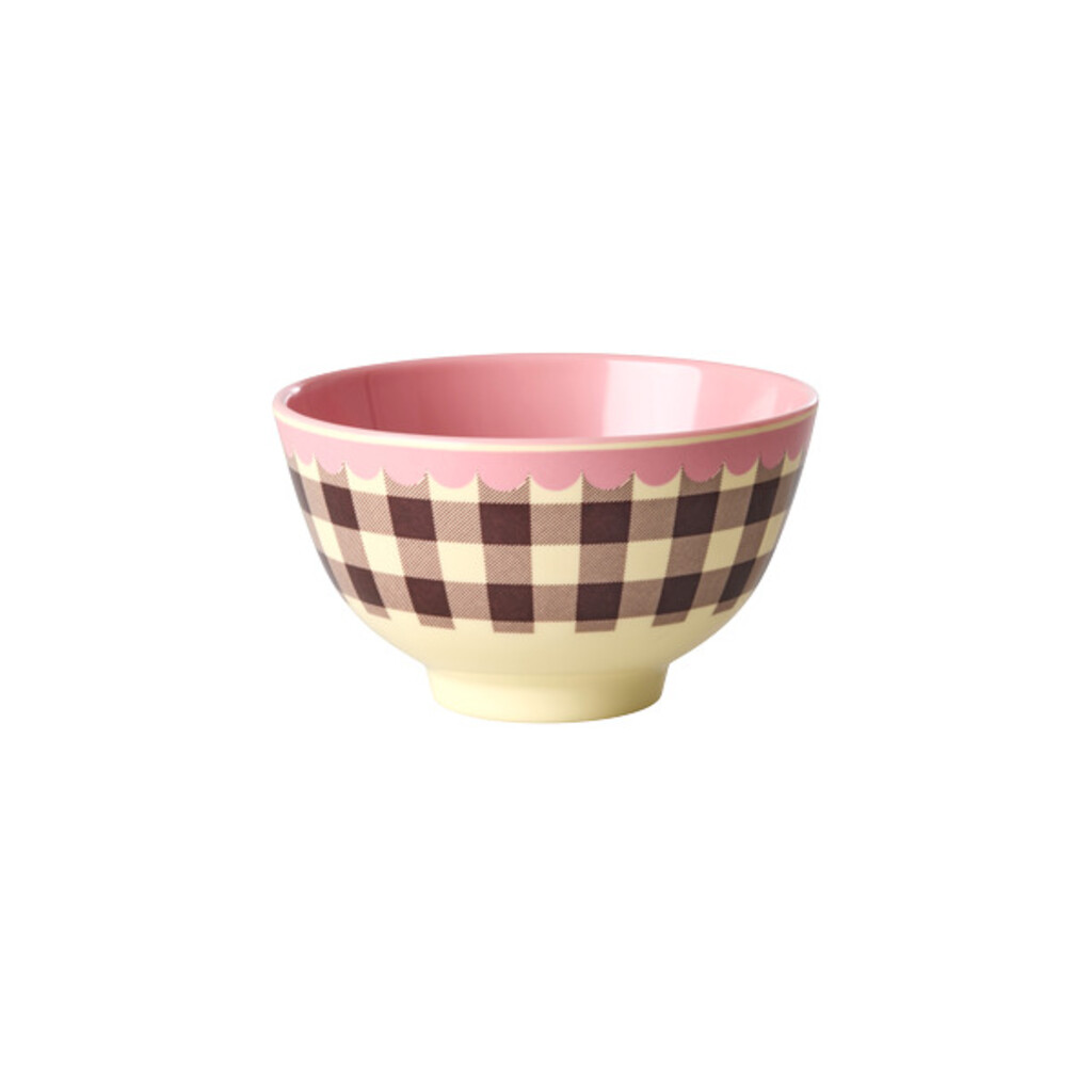 RICE Kleine Melamin Schale Check Me Out online kaufen bei SKANDEKO