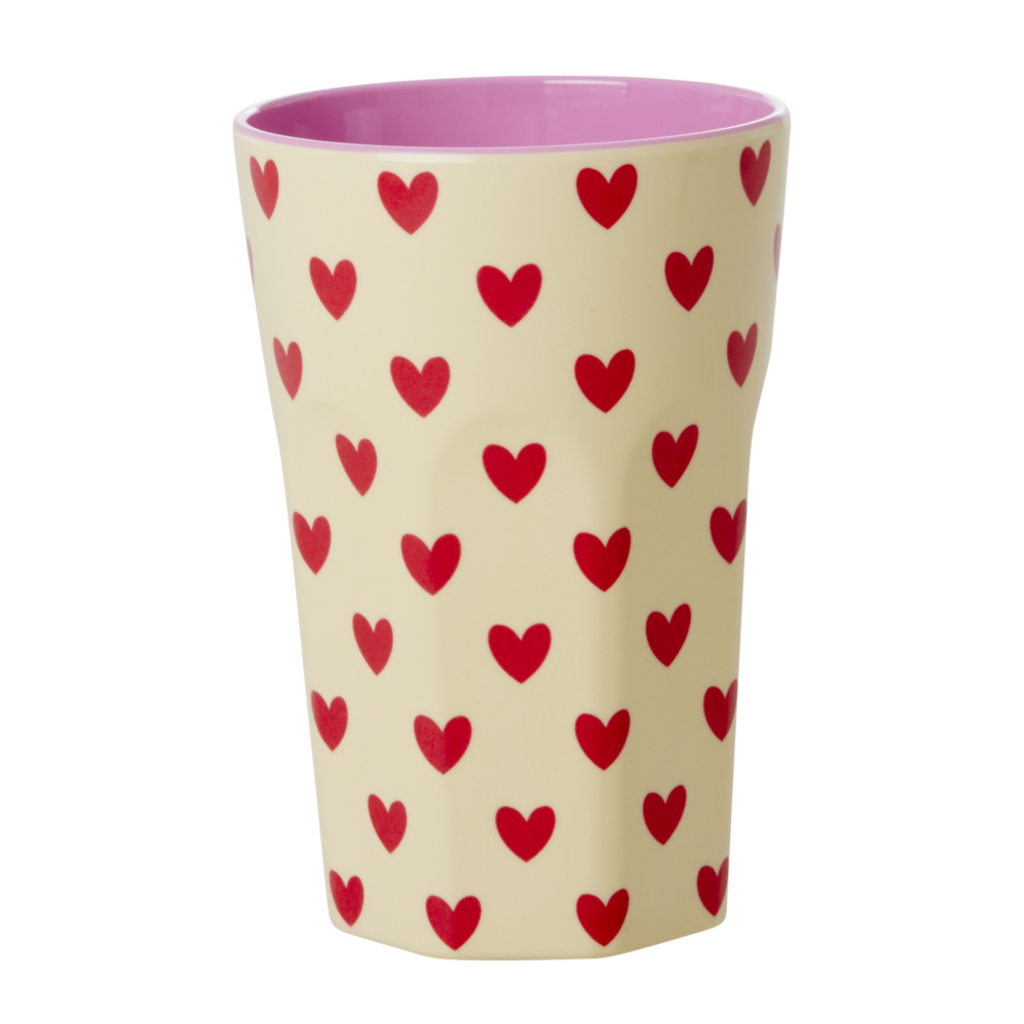 RICE Melamin Becher Darling Hearts online kaufen bei SKANDEKO