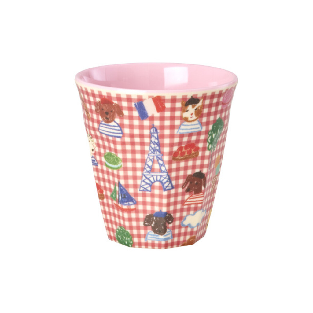 RICE Melamin Becher Kids in Paris Medium