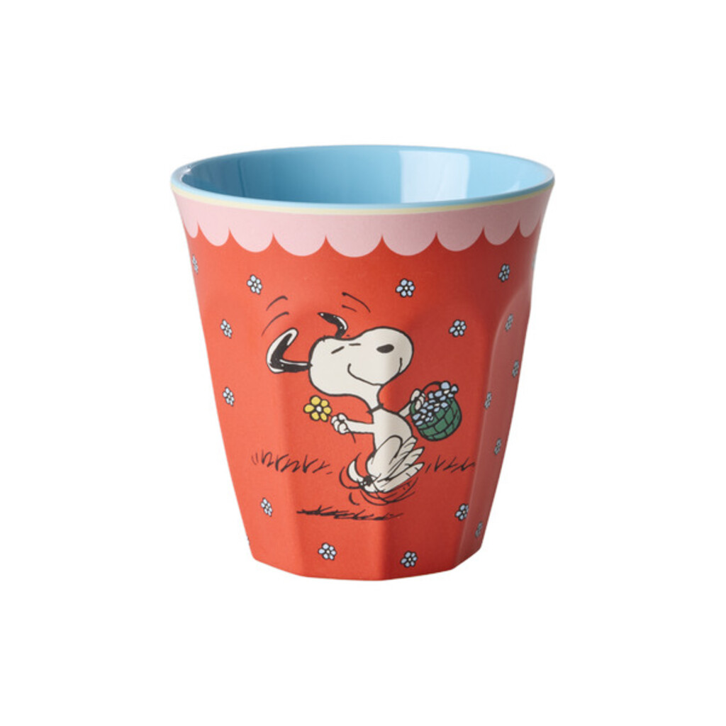 RICE Melamin Kinderbecher Becher Snoopy Medium