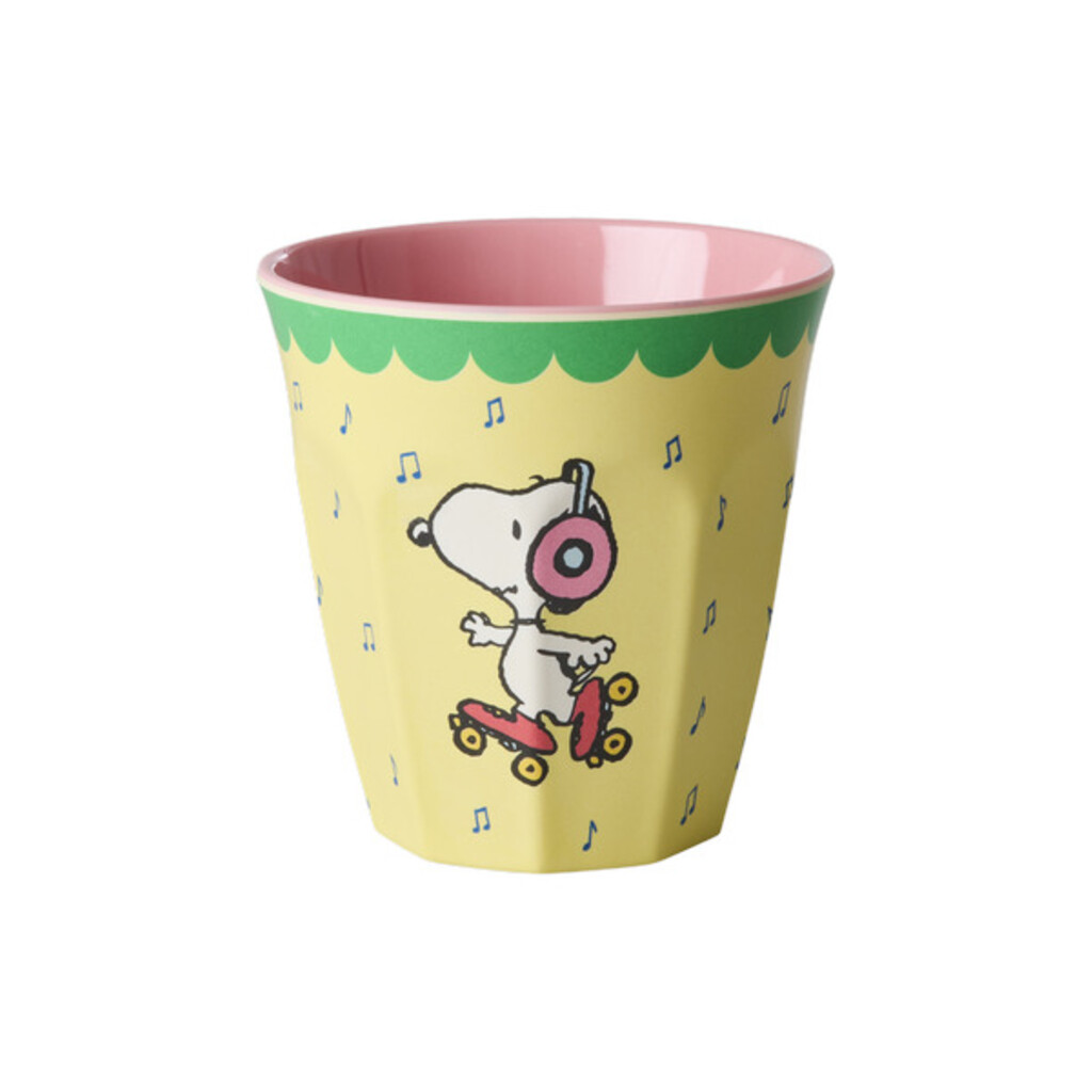 RICE Melamin Kinderbecher Becher Snoopy Medium