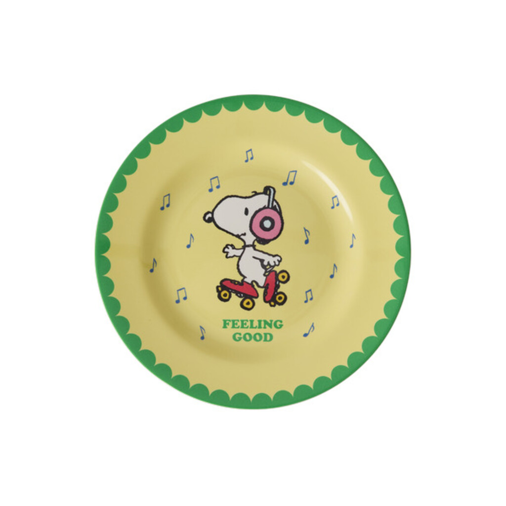 RICE Melamin Teller für Kinder Snoopy
