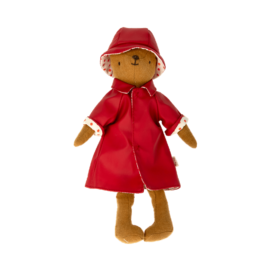 Regenmantel mit Hut Teddy-Mama