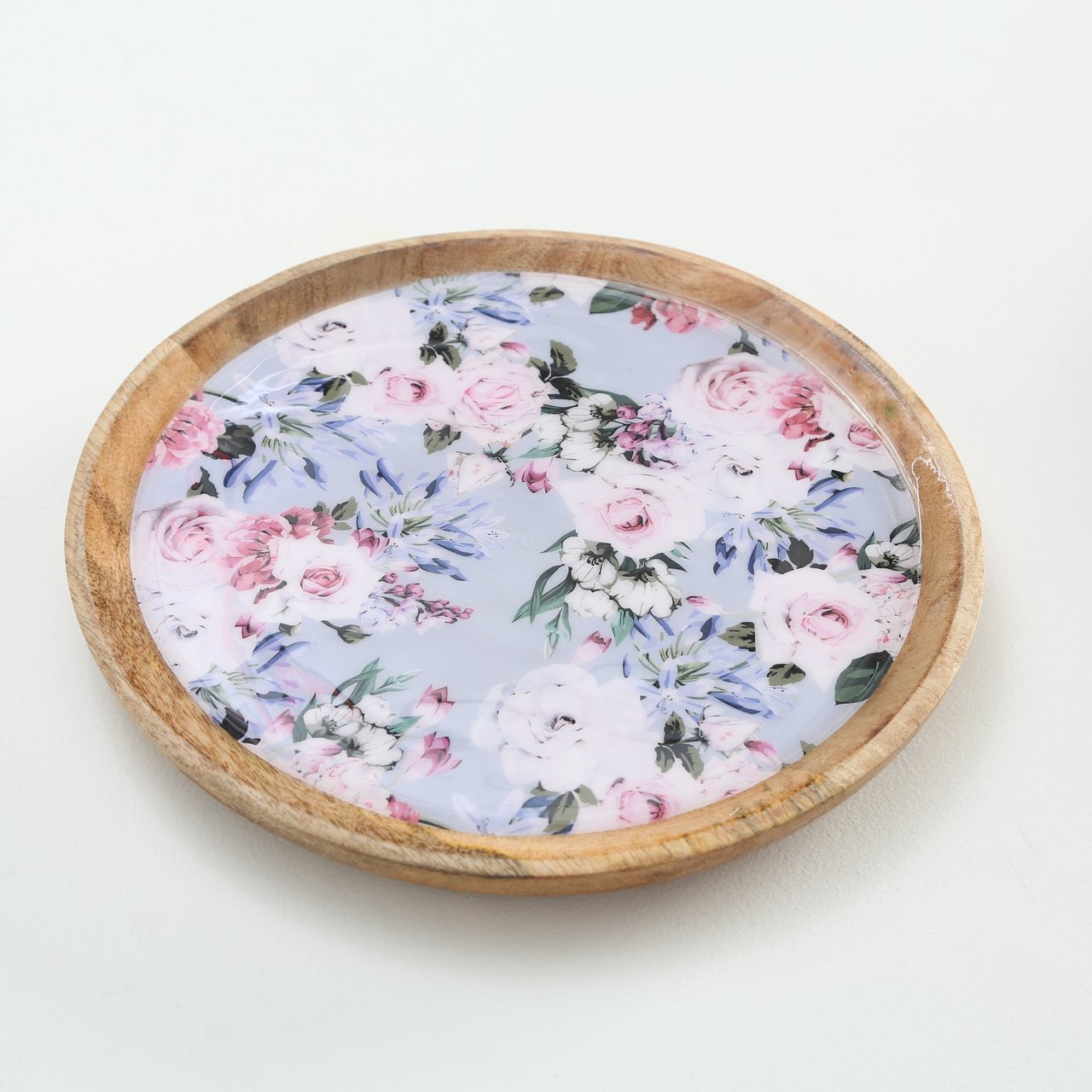 Mangoholz Teller Lilly 2er