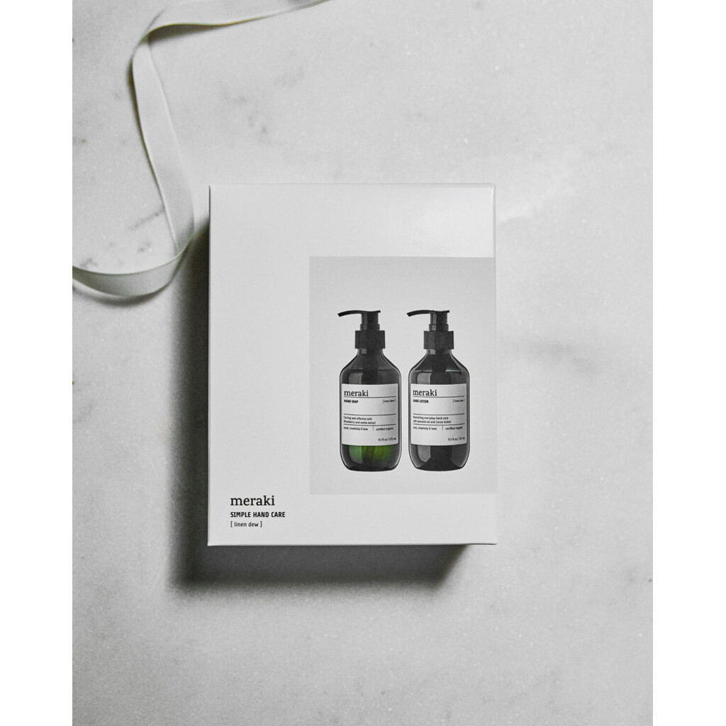 Meraki Geschenkbox Linen Dew Handpflege-Set