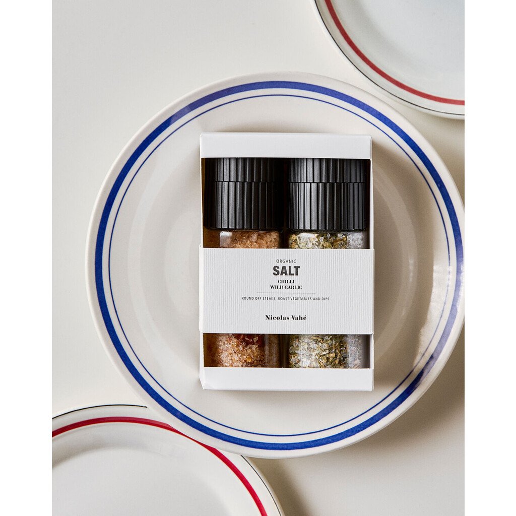 Nicolas Vahé Geschenkbox Bio-Salz Chili & Bärlauch