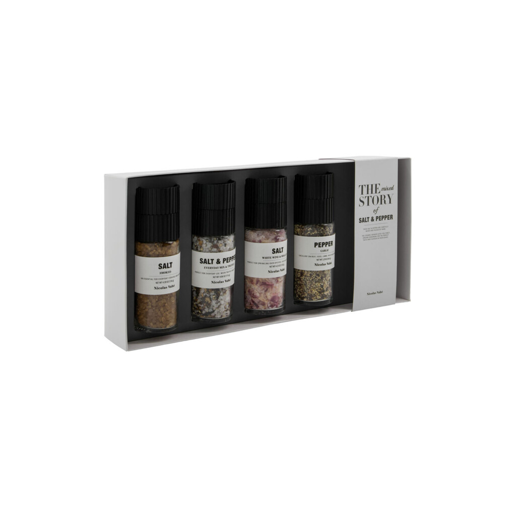 Nicolas Vahé Geschenkbox Salt &amp; Pepper - The Mixed Story, 4er-Set online kaufen bei SKANDEKO