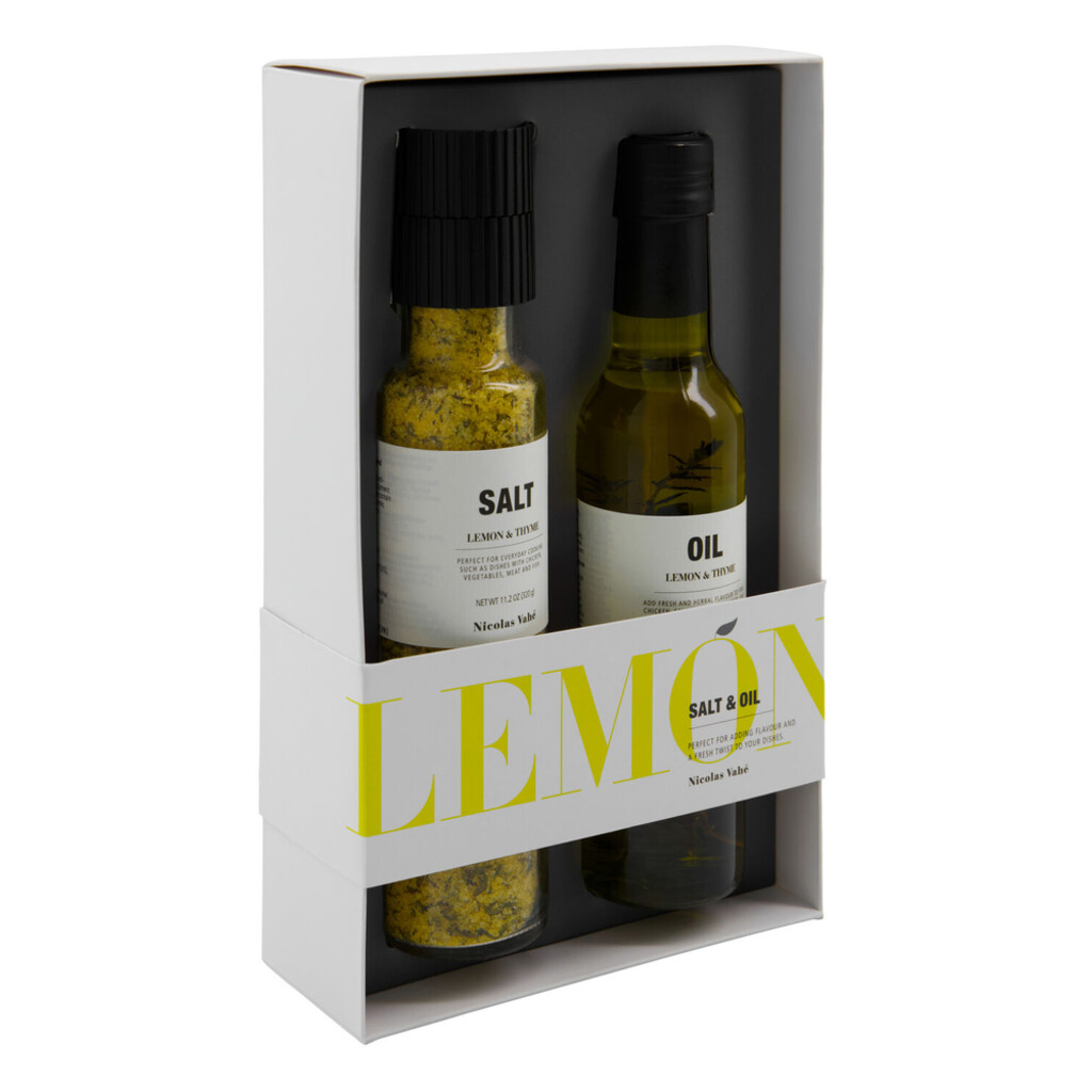 Nicolas Vahé Geschenkbox Salz &amp; Öl Zitrone-Thymian online kaufen bei SKANDEKO