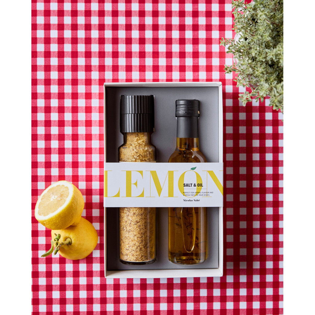 Nicolas Vahé Geschenkbox Salz & Öl Zitrone-Thymian