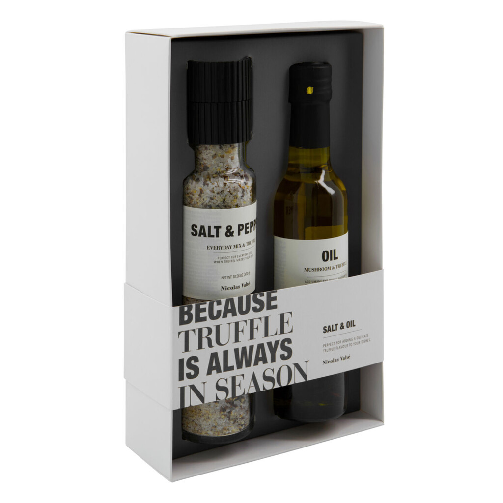 Nicolas Vahé Geschenkbox Trüffelsalz &amp; Trüffelöl online kaufen bei SKANDEKO