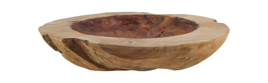 Obstschale Teakholz