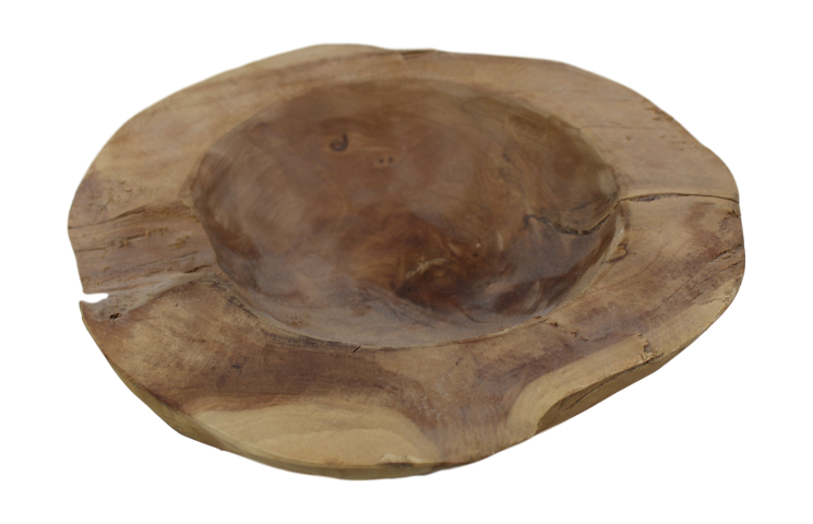 Obstschale Teakholz