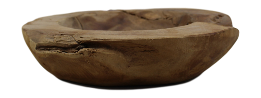Obstschale Teakholz