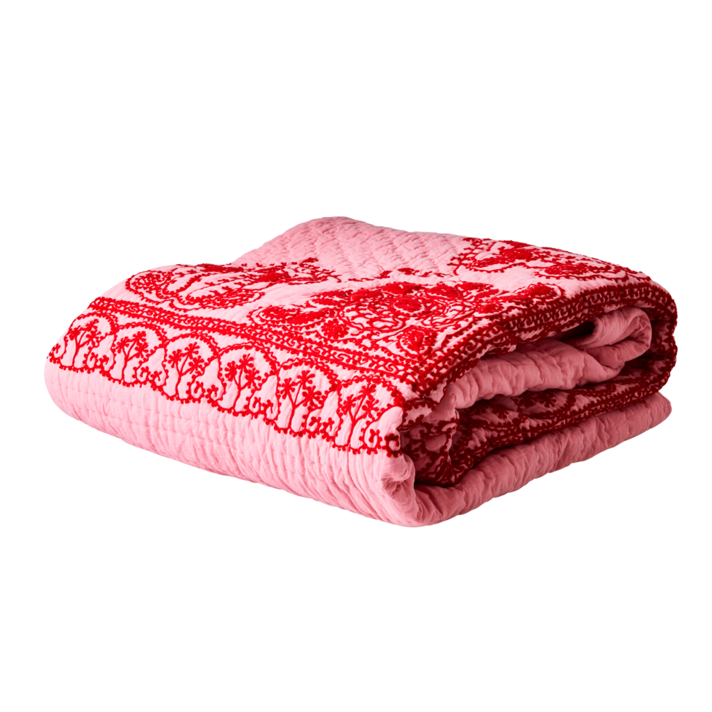 RICE Bauwolle Tagesdecke Baumwolldecke online kaufen bei SKANDEKO