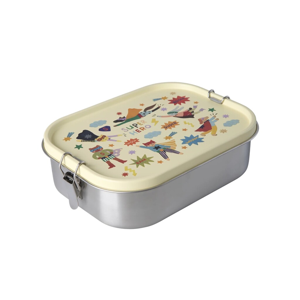 RICE Edelstahl Kinder Lunchbox Brotbox Hero online kaufen bei SKANDEKO