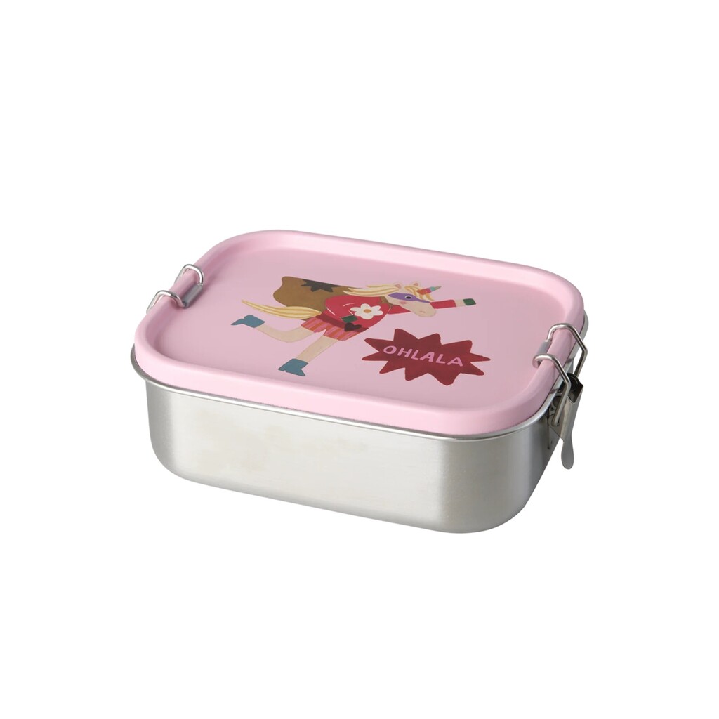 Edelstahl Kinder Lunchbox Brotbox Hero