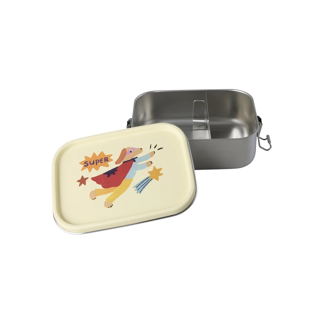 Edelstahl Kinder Lunchbox Brotbox Hero