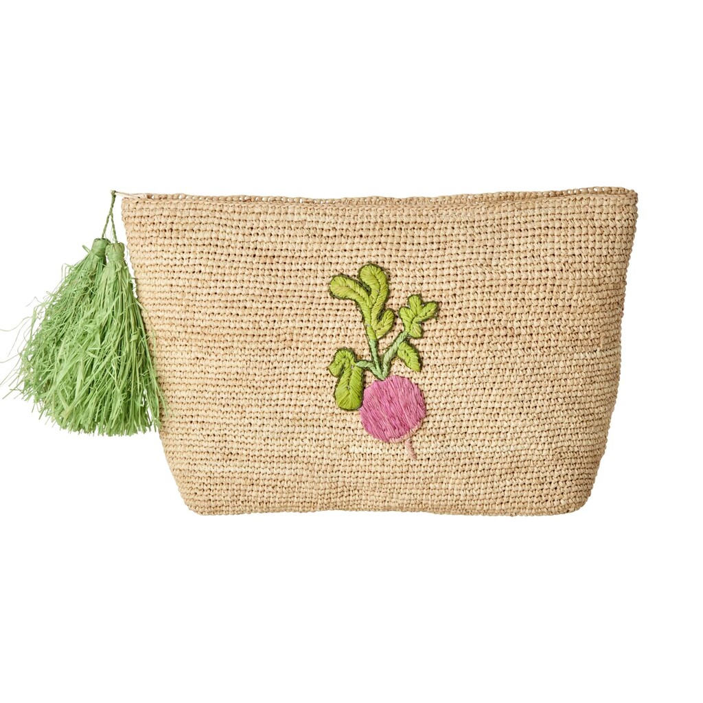 RICE Große Raffia Handtasche Radieschen online kaufen bei SKANDEKO