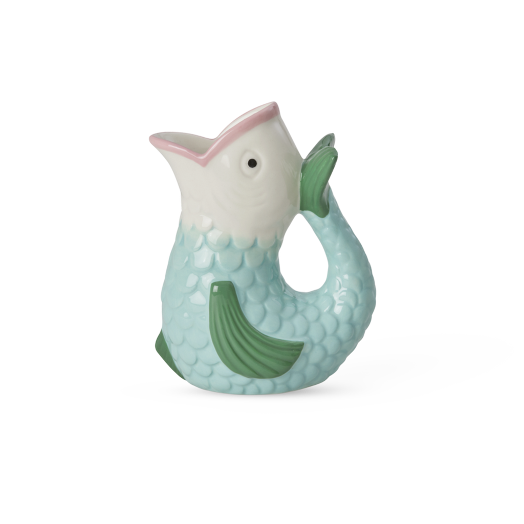 RICE Handbemalter Keramik Vase Fisch online kaufen bei SKANDEKO