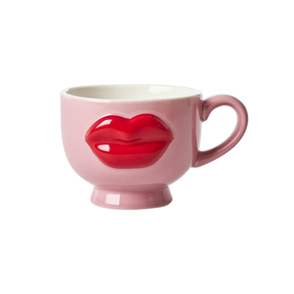 RICE Keramik Becher Lips online kaufen bei SKANDEKO