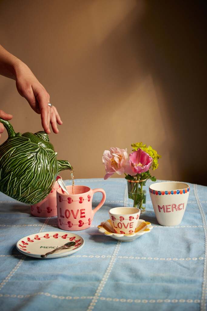RICE Keramik Becher LOVE online kaufen bei SKANDEKO (Ansicht 2)