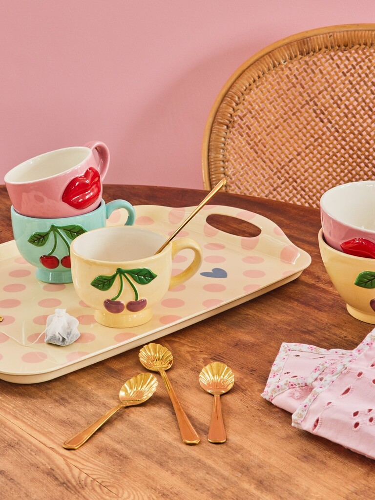 RICE Keramik Becher mit Kirschen online kaufen bei SKANDEKO (Ansicht 2)