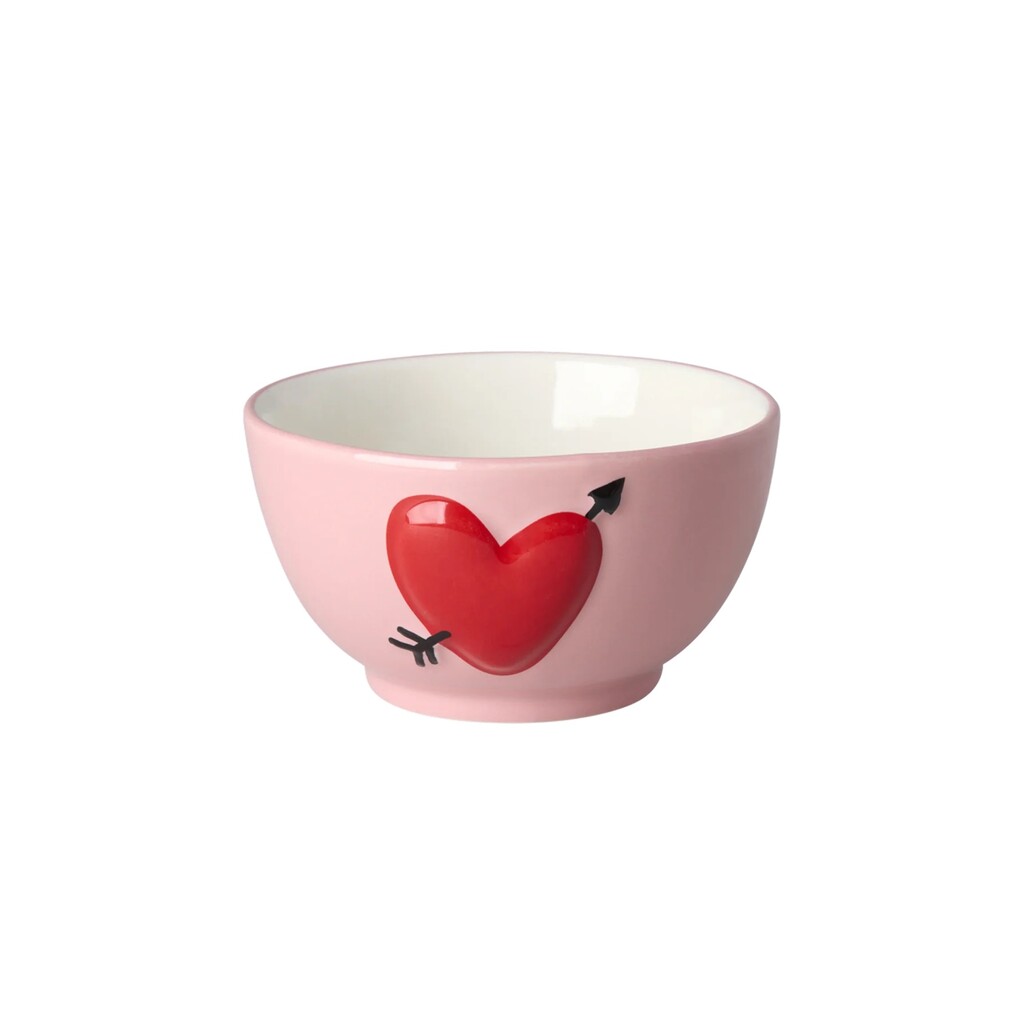 Keramik Schüssel Embossed Heart