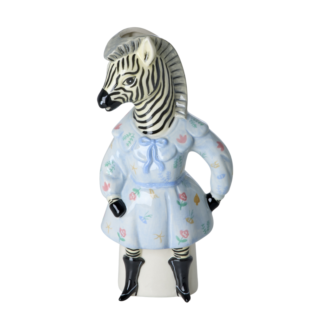 RICE Keramik Vase in Zebra Shape Nathalie Lété online kaufen bei SKANDEKO