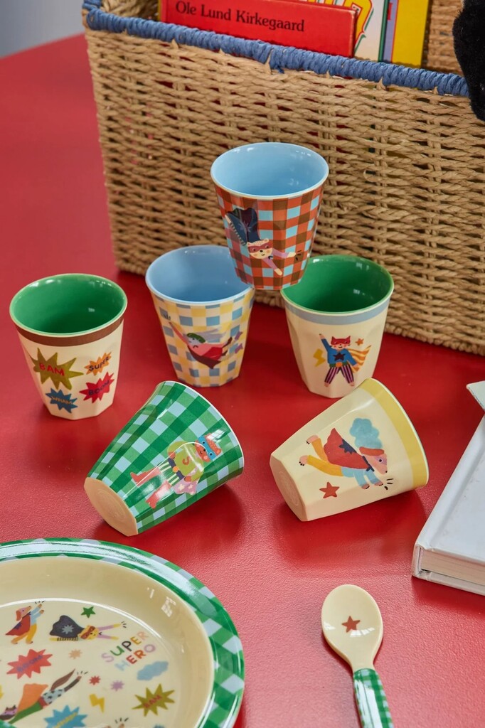 RICE Kinderbecher Small Cup aus Melamin Hero, 6er Pack  online kaufen bei SKANDEKO (Ansicht 2)