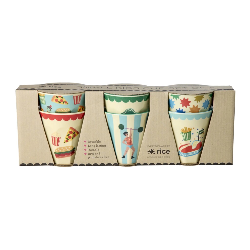 Kleine Kinder Becher Fun Fair - 6er Pack